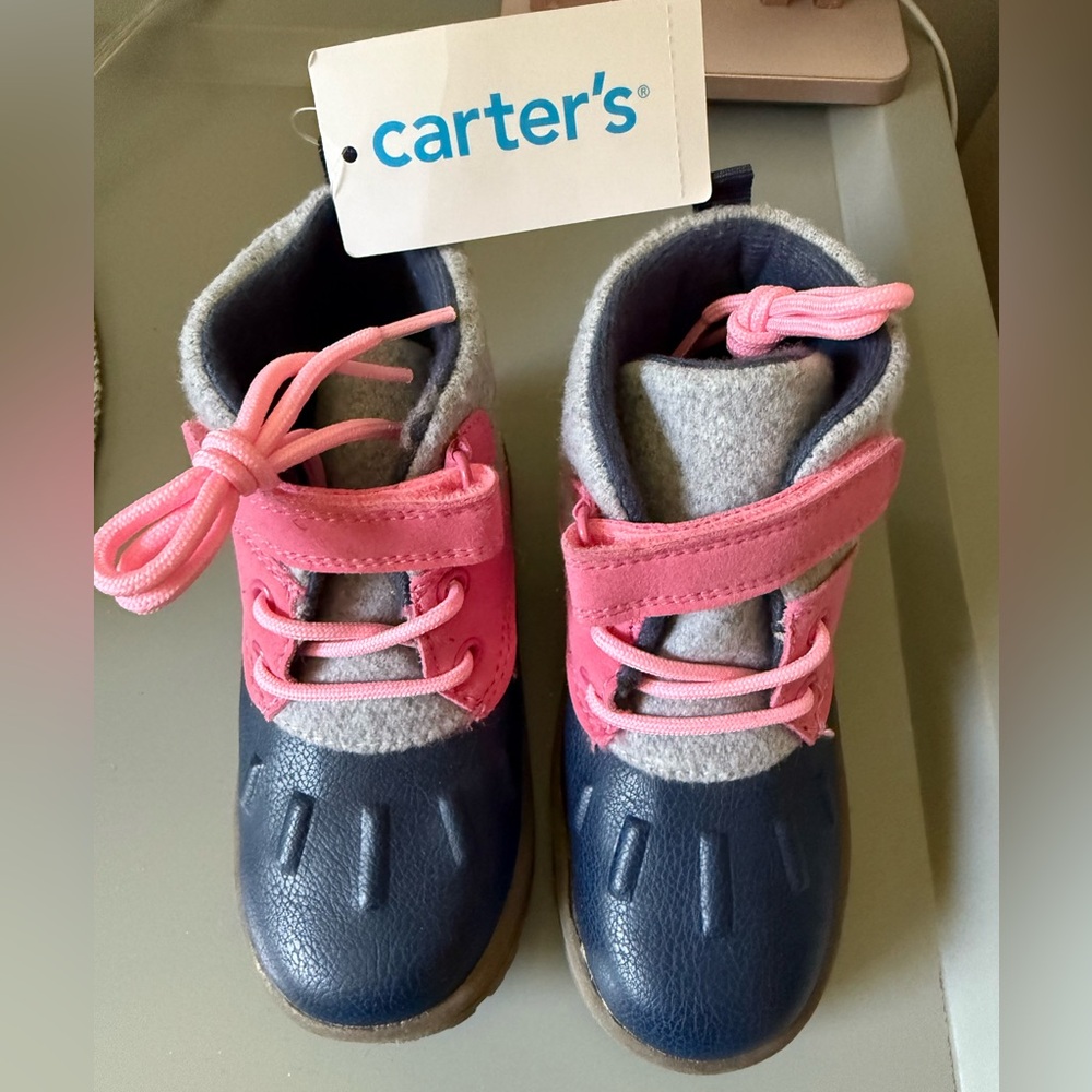Carter's Pink and Blue Waterproof boots
